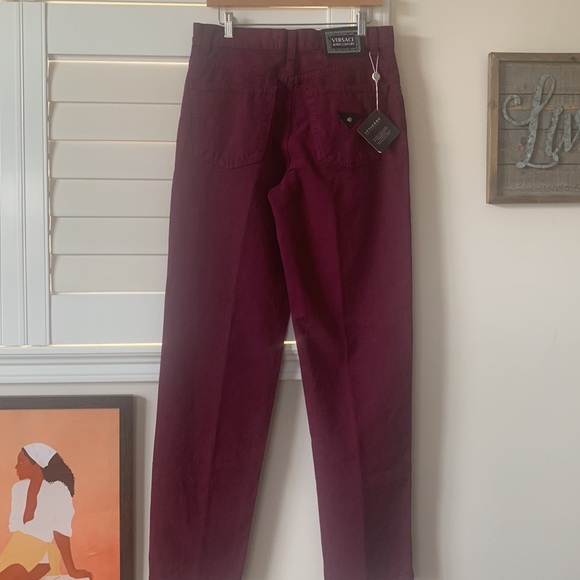 NWT Versace Jeans in Raspberry/Burgundy, Sz 34/48 (M) - Picture 3 of 12